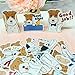 BLOUR 40pcs New Cute Cartoon kleinen gelben Hund Papier Etikett Aufkleber Handwerk und Scrapbooking dekorative Aufkleber DIY schöne Schreibwaren