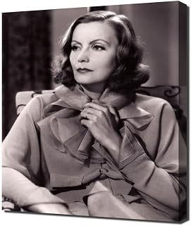 Garbo Greta Painted Veil The 16 S - Canvas Print On A Wooden Frame - Perfect Picture For Wall Decoration