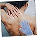 ASAKKURA 6pairs Exfoliating Bath Gloves Nylon Body Scrubber Mitts for Deep Cleansing and Relaxation for Daily Use Soft and Comfortable for All Skin Types
