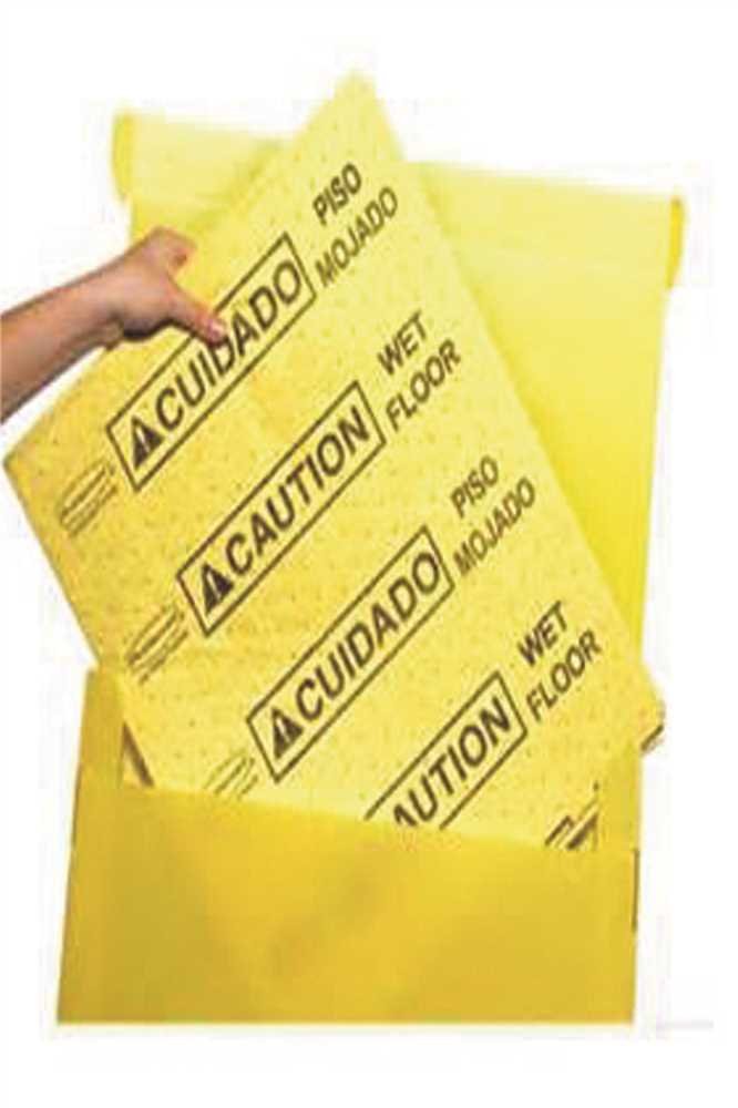 Over-The-Spill Station Pads 25 Medium Refill Yellow