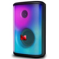 Monster Sparkle Bluetooth Speaker Loud, 120W Peak Portable Speaker with Powerful Sound and Heavy Bass, Full-Screen Colorful Lights, 24H Playtime, AUX, USB Playback, Waterproof Suitable for Parties.