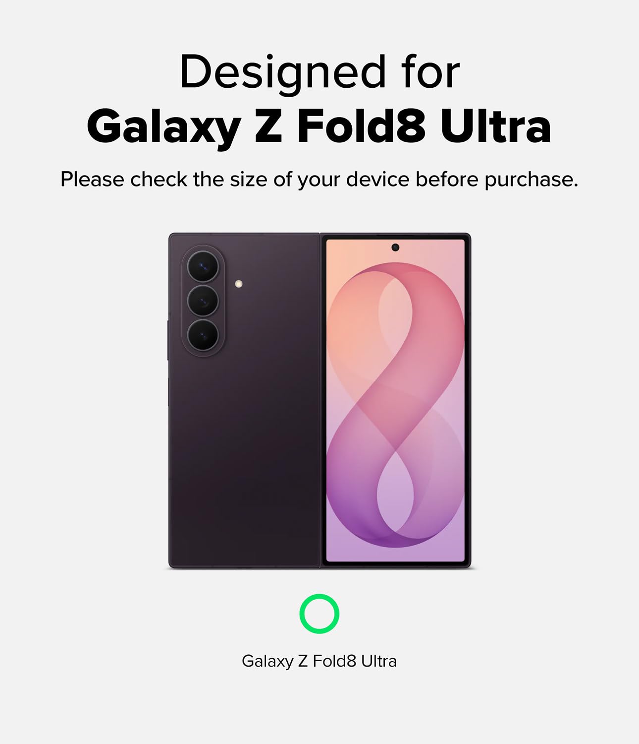 Ringke Funda y Protector Pantalla para Galaxy Z Fold 8 Ultra