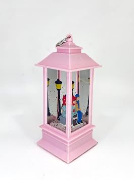 Romantic Winter's Tale Illuminated Snow Globe - Valentine's Pink