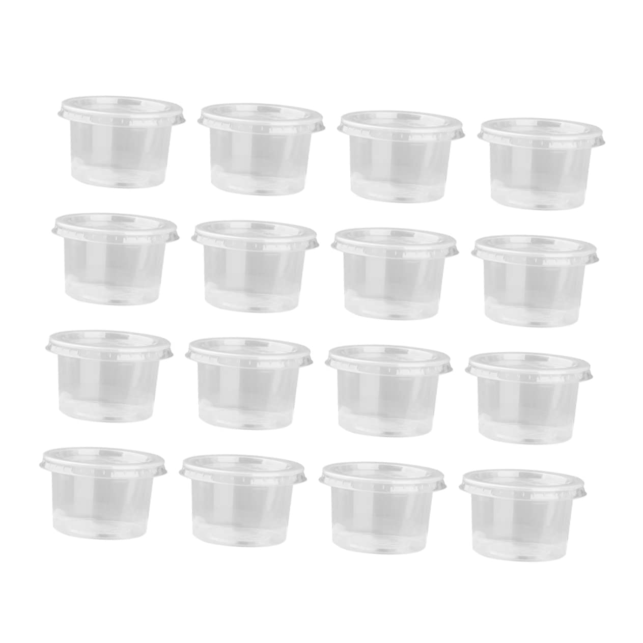 Amazon.co.jp: POPETPOP デザートカップ 蓋付き 使い捨て プリンカップ