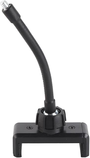 LED Ring Light Phone Holder Attachment Replacement, for Live Stream with 1/4 Screw 6.3mm Bendable Flexible Phone Tripod Mount Adapter Adjustable Compatible