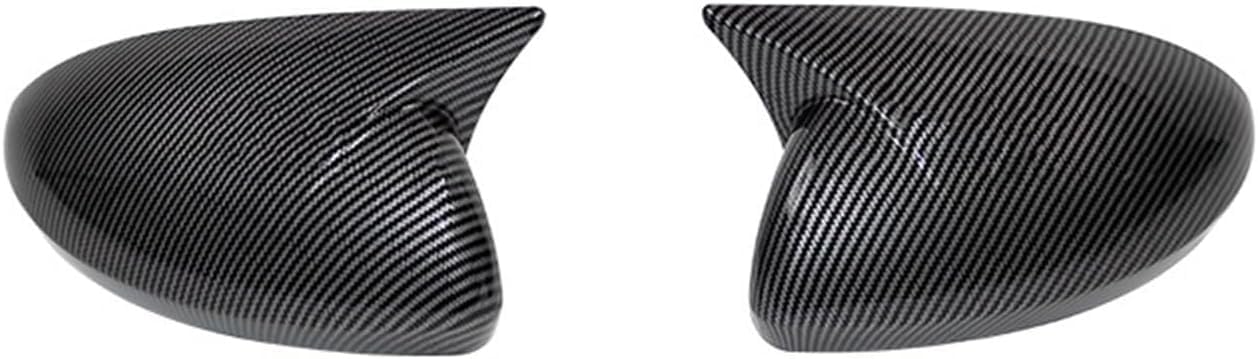 XJPGHA Wing Mirror Covers Caps for NISSAN Sentra 2020-2024, Sturdy Durable Cover Housing Door Mirror Vehicle Accessory Rearview Side Covers,Carbon Fiber Texture