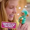 Fingerlings 2023 NEW Interactive Baby Monkey Reacts to Touch 70+ Sounds & Reactions Charli (Purple)