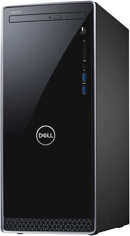 Cheap 2021 Dell Inspiron Desktop Computer, 9th Gen Intel Core i3-9100 Processor, 16GB RAM, 1TB HDD+256GB SSD, DVD-RW, Intel UHD Graphics 630, Wi-Fi, Bluetooth, Windows 10 Home, Black