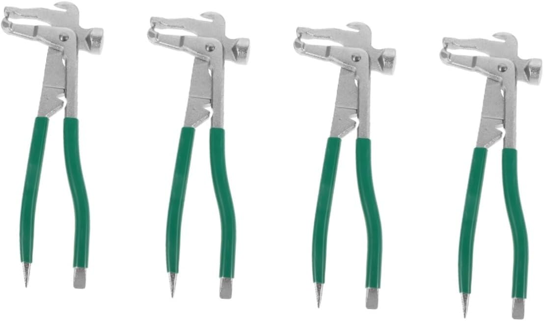 PRETYZOOM 4pcs Wheel Weight Hammer Tool Tire Weight Removal Installation Pliers for Car Tires Heavy Duty Clip Wheel Pliers
