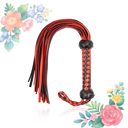 RiaKona Horse Whip, Cuero, para Deportes de conducción al Aire Libre, Entrenamiento de equitación, Regalo a los entusiastas de la equitación