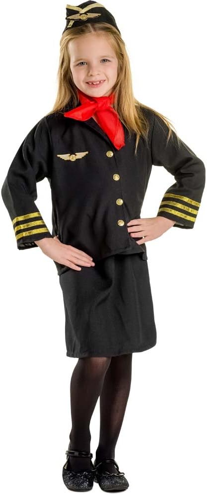 Dress Up America Flight Attendant Costume Set - Toddler 3-4 years