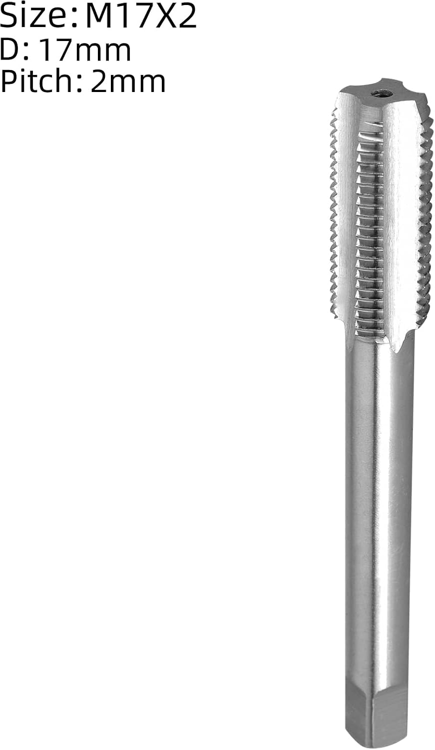 Burkit M17 X 2 Tap and Die Set, M17 x 2.0 Machine Thread Tap and Round Die Right Hand