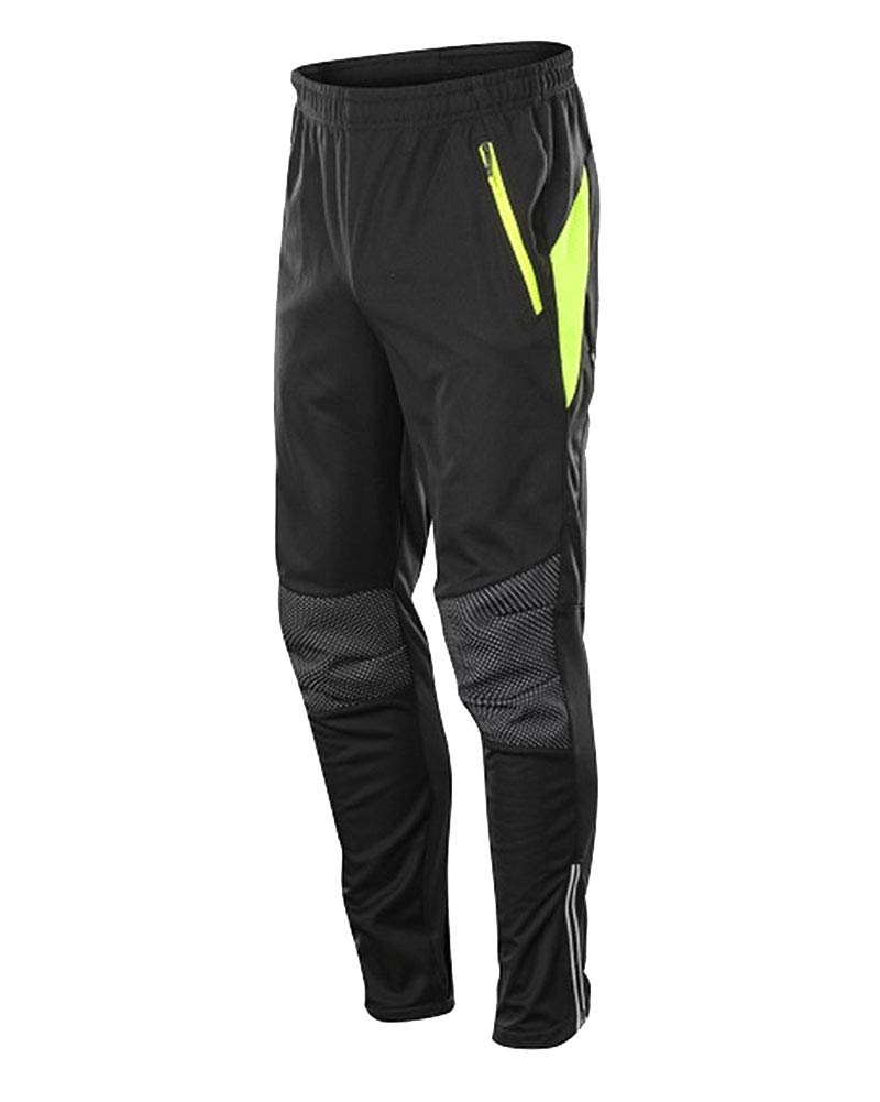 Hombre Bicicleta Largo Pantalones Ciclismo MTB Montaña Invierno con Forrados de Lana adentro Térmicos