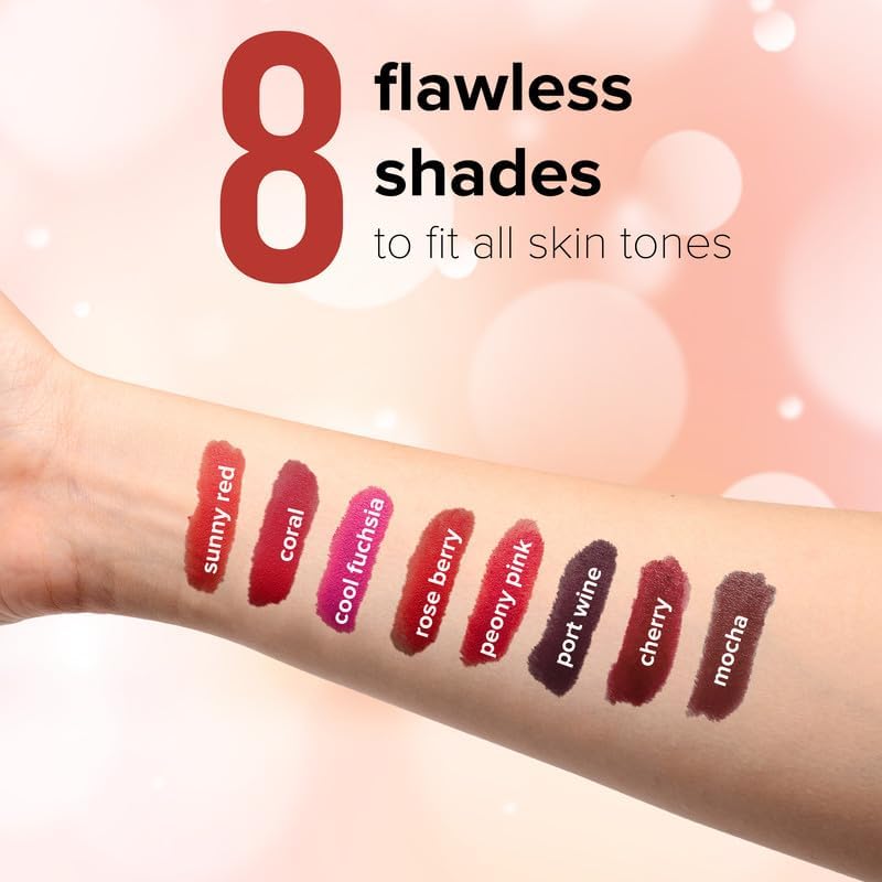 Cherry Lip & Cheek Tint, Natural and Organic, Vegan And Cruelty-Free, Hydrates And Nourishes Dry Lips, Long-Lasting, Water proof