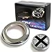 (1) Classic Black/White UK Union Jack Design Engine Start Push Start Cap Cover For 2nd Gen MINI Cooper