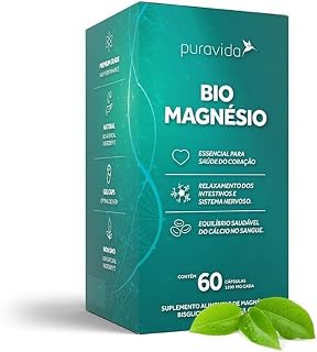 Magnésio Biodisponível Bio Magnésio Pura Vida 1200mg +