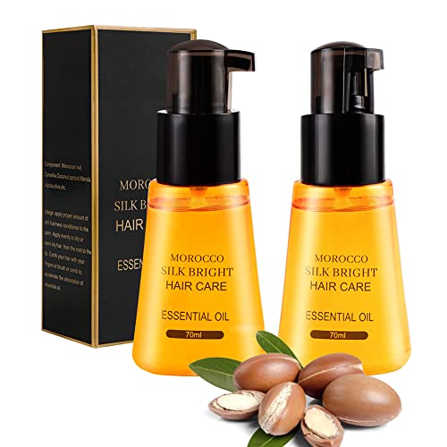 MAITING 2Pcs Shine Studio Anti Frizz Hair Serum, Shinestudio Anti-frizz Hair Serum, Morocco Silk Bright Hair Care for All Hair Types
