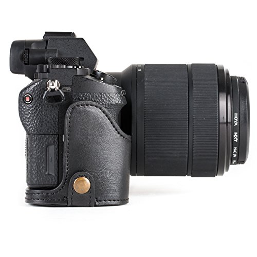 Megagear Sony Alpha A7S Ii, A7R Ii, A7 Ii Ever Ready Leather Camera Half Case And Strap, With Battery Access - Black - Mg1123 #TOP1