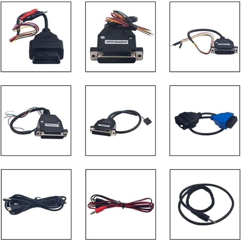 Activated Engine Control Unit Chip Tuning Device V13.77 with 21 Full Adapters for Inflatable Bag Radio IMMO Repair Compatible XP Win7 Win8 Win10 None Activation Need Less Keygen