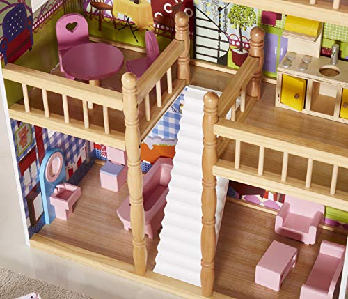 solid wood dollhouse