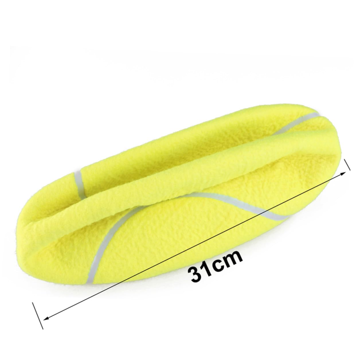 VICASKY Palla da Tennis Gigante 9.5 Pollici 24cm in Gomma e Fibra Chimica con Ago per Gas, Morbida e Flessibile per Cuccioli e Ragazzo Ragazza