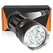 Produktbild E-Plaza 6 x CREE XM-L T6 LED Taschenlampe Licht 6000LM Sicherheit 3 Modi Riot Taschenlampe mit Akkus und Ladegerät - Schwarz