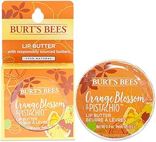 Burt's Bees 100% naturalne nawilżające masło do ust z kwiatem pomarańczy i pistacjami, 11,3 g, 228.362000000000002 g