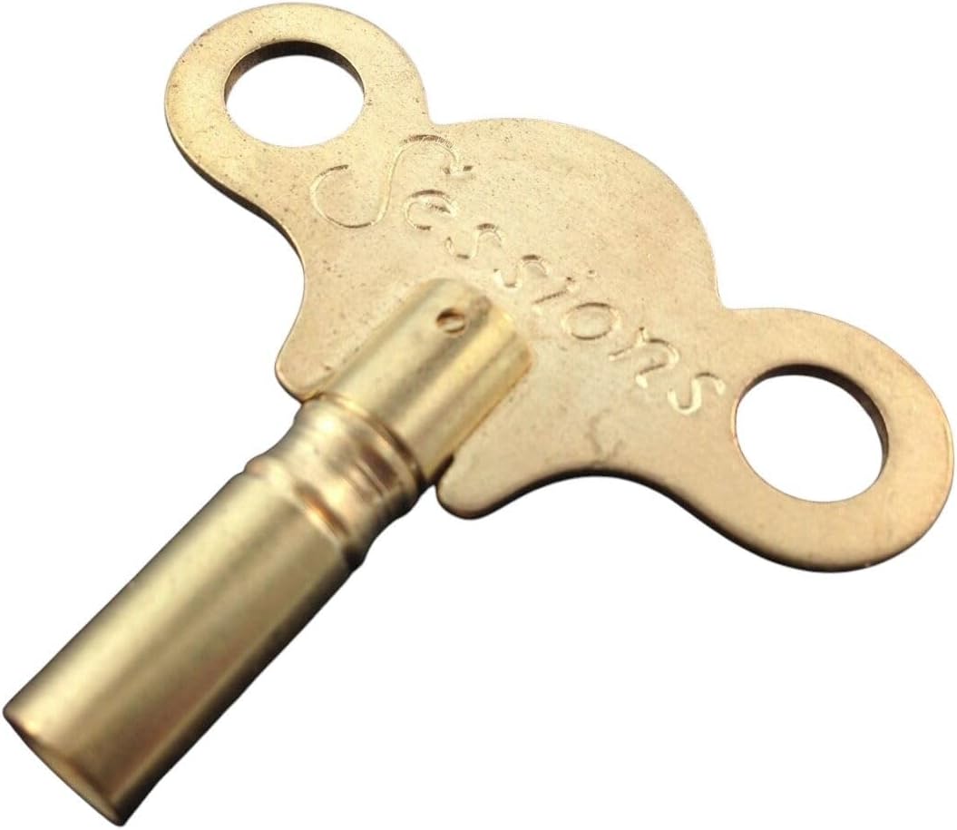 Replacement Part for Solid Brass Sessions Trademark Clock Key N6 Key 3.6mm DIY Clock Assembly Kit – Build Repair with Durable Parts and Precision Tools