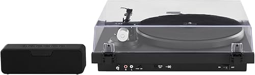 Miniatura 7 de Crosley C-Series Bundle Belt-Drive Bluetooth Turntable Record Player with S-300 Speaker, Black