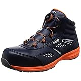 [イグニオ] セーフティシューズ(安全靴) JSAA A種認定 ミドルタイプ TGFダイヤル式 IGS1058TGF ネイビー 27.5 cm 3.5E