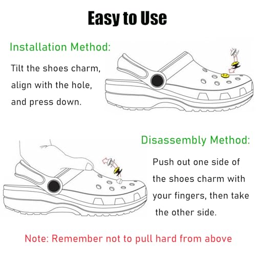 Cartoon Shoes Charms Cool Shoe Charms Set with Different Pattemm for Decoration for Kids Boys Girls Car