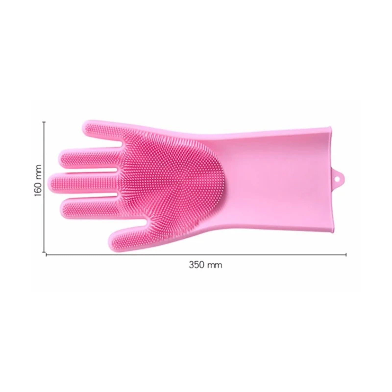 Guantes Limpieza Guantes for lavar platos (1-6 unidades), de silicona, multifuncionales, for limpieza del hogar, eliminan manchas, no grasosos y resistentes al calor