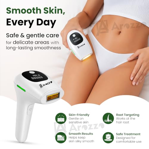 Image of IPL Electric Laser Hair Remover | Permanent Hair Reduction Device with 999,999 Flashes & 5 Energy Levels | Safe & Effective Laser Hair Remover on Face, Bikini, Underarms, Legs & Pubic Area - At-Home Professional Results| 3 Month Warranty (Big)