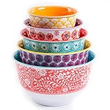The Pioneer Woman Traveling Vines Nesting Mixing Bowl Set 10-Piece Travelling Vines