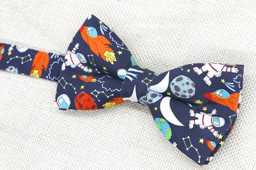 Image of OCIA Cute Pattern Pre-tied Bow Tie Adjustable Bowties for Adult & Children