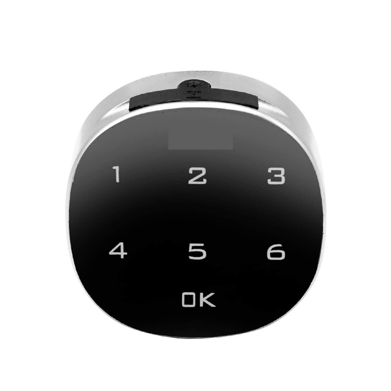 Pomo de puerta inteligente, Cerradura de huella digital Pantalla táctil seguridad Gabinete madera Teclado Cajón Oficina electrónica Manija de puerta de entrada sin llave(Password Version1,40mm)