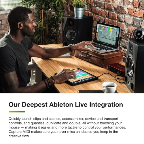 Novation Launchpad X MIDI Grid Controller for Ableton Live/Logic Pro — Easy Controls, Dynamic Note Playing, Scale Modes