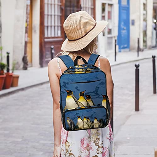 Sac à dos pour ordinateur portable imprimé pingouin unisexe