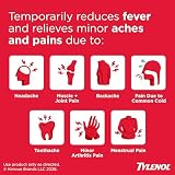 Tylenol Extra Strength Pain Relief Pills, Fast, Strong Pain Relief, Acetaminophen 500 mg Caplets, Pain Reliever & Fever Reducer Medicine for Headache, Backache, Toothache & Minor Arthritis, 100 Count