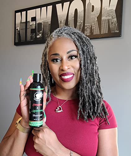 Loclicious Clarifying & Moisturizing Shampoo Wash For Locs, Dreadlocks, Braids, And Dreads | Vegan, Organic, Lightweight, Residue Build-Up Free | Large (8Oz) #TOP3