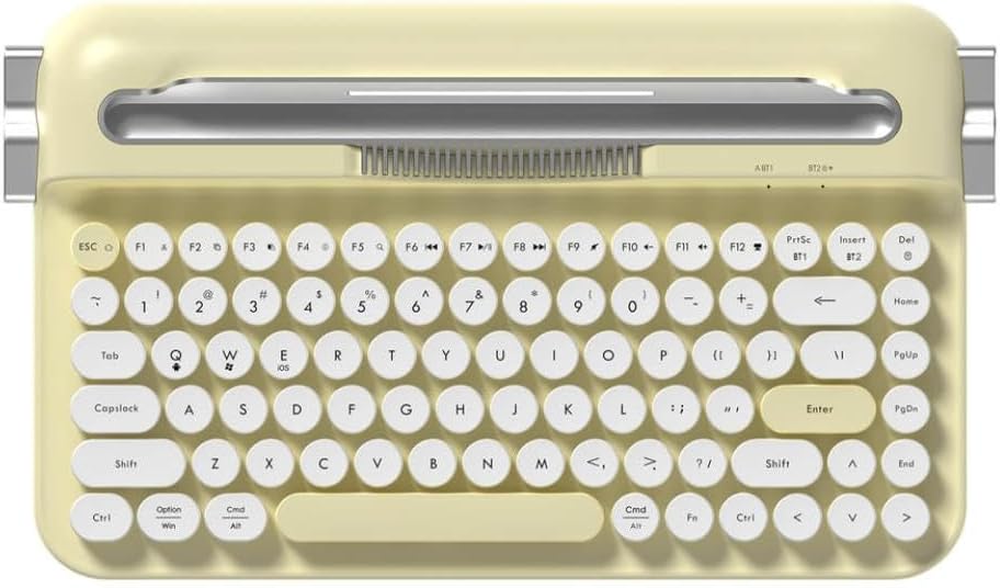 Keyboard Compatible with Tablet PC AF84 Typewriter(baihuise)