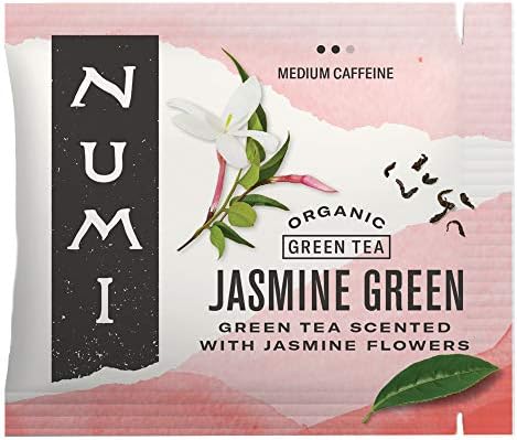 Numi Organic Tea Jasmine Green, 100 Count Box of Tea Bags (Packaging May Vary)
