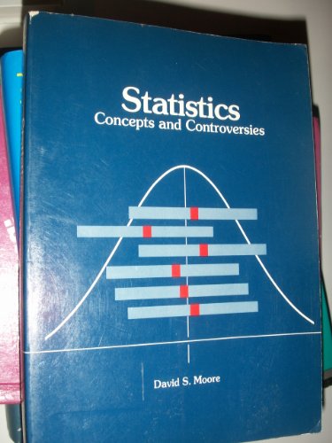 Statistics: Concepts and controversies 0716710218 Book Cover