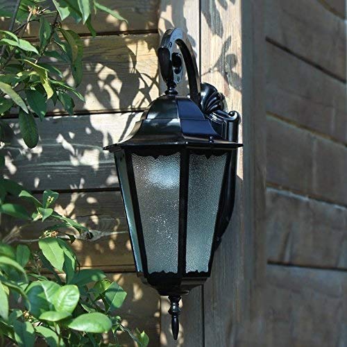Lampe murale extérieure étanche E27 lanterne rétro pour escalier - 5