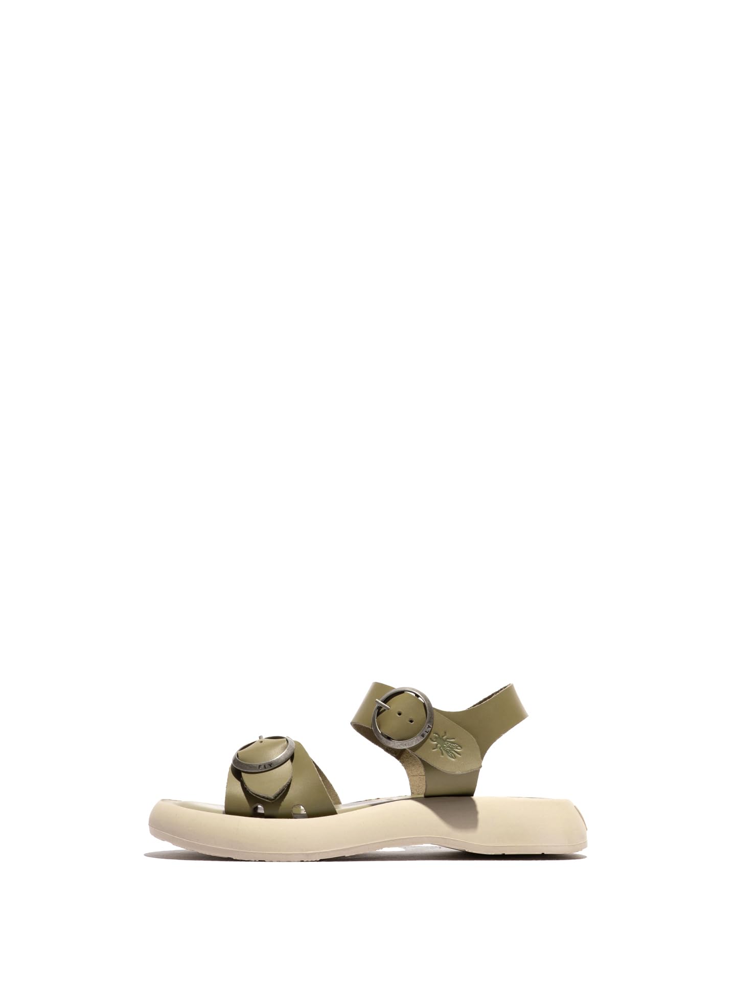 Fly London Women's BUNK604FLY Sandal, SMOG, 7 UK