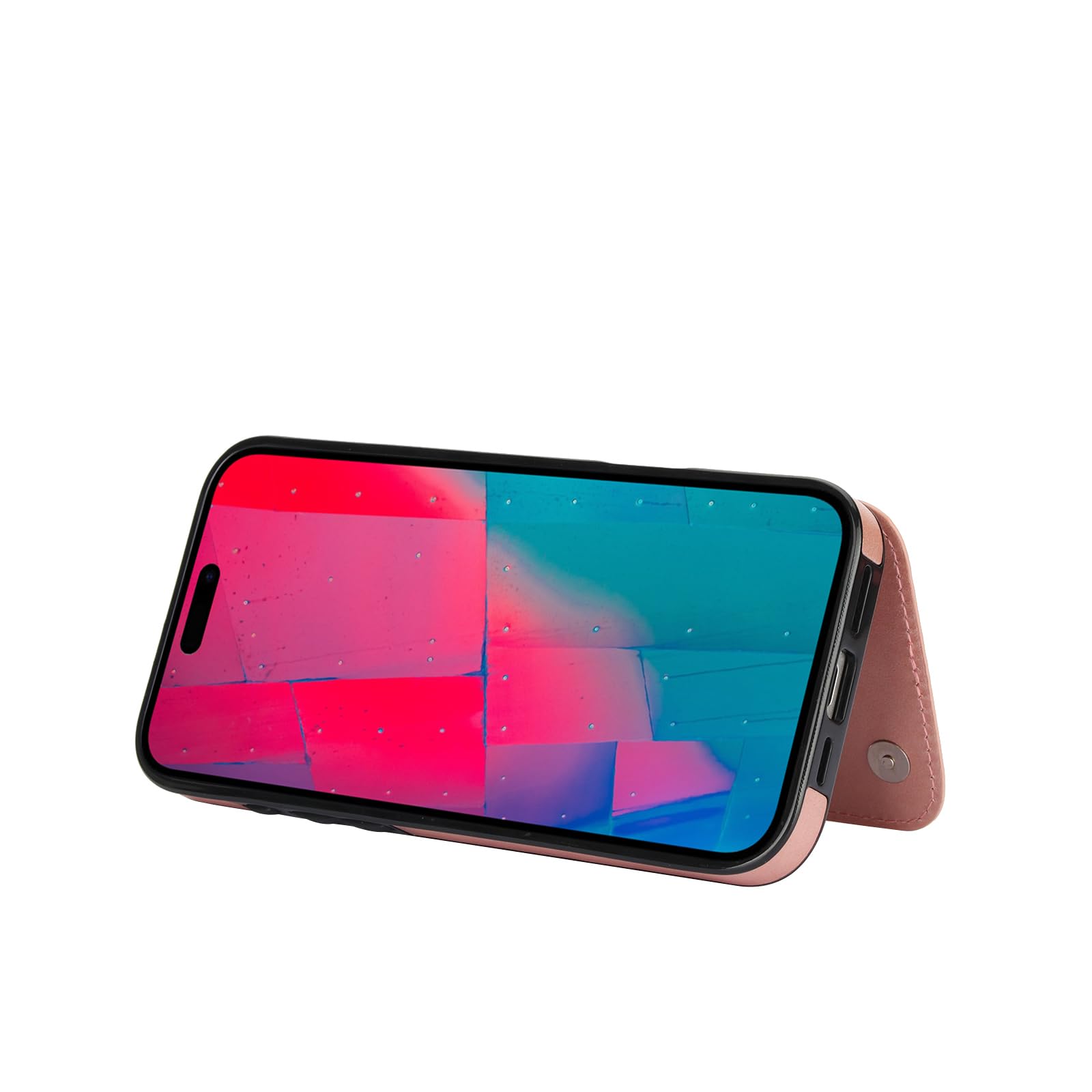 Asuwish Retro Leder-Hülle Für IPhone 16 Plus (6,7 Zoll) – Mit Displayschutzfolie, Kartenhalter & Standfunktion
