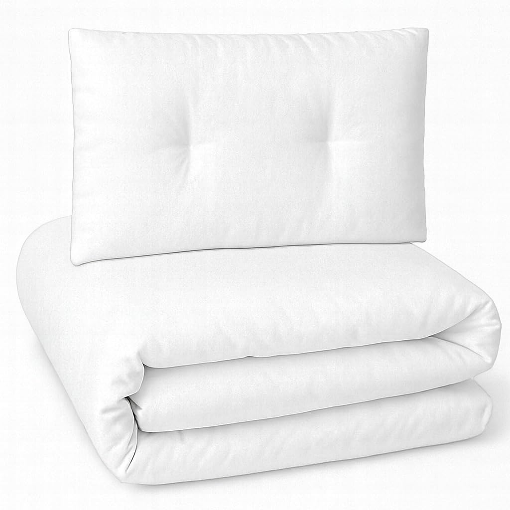 Lovely Hippo Drap Housse 80x160 (100% Coton) Housse de Couette 120x170cm Taie Oreiller Enfant 40x60cm - Parure 100% Coton pour Lit Cabane 80x160