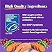 Halo Holistic Cat Food Wild Caught Salmon & Whitefish Formula, Healthy Grains Dry Cat Food, Complete Digestive Health, Kibble for Adult Cats, 3 lb Bag