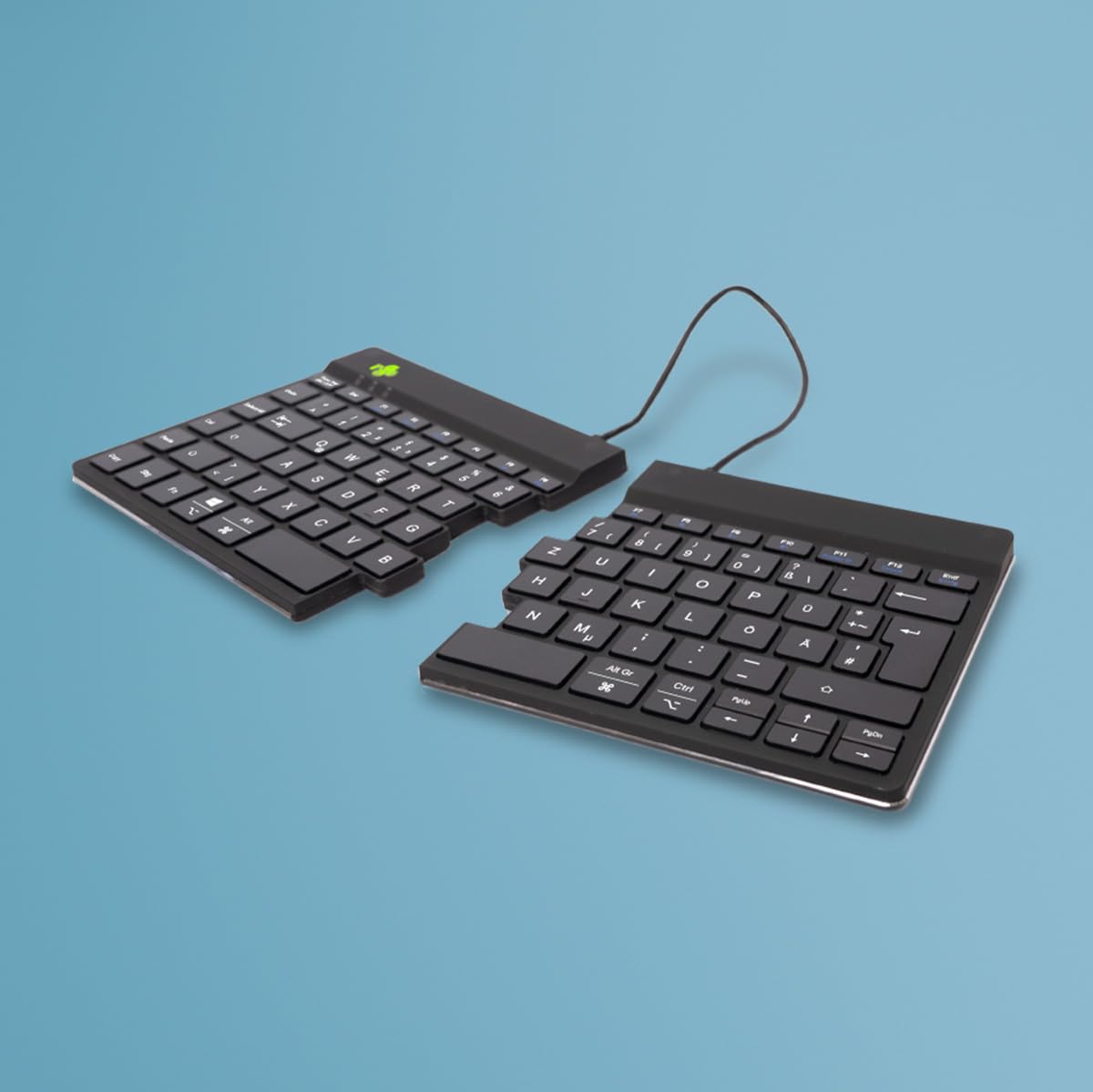 R-Go Tools Clavier ergonomique R-Go Split Break avec logiciel de pause, clavier ergonomique divisé, QWERTZ (DE),