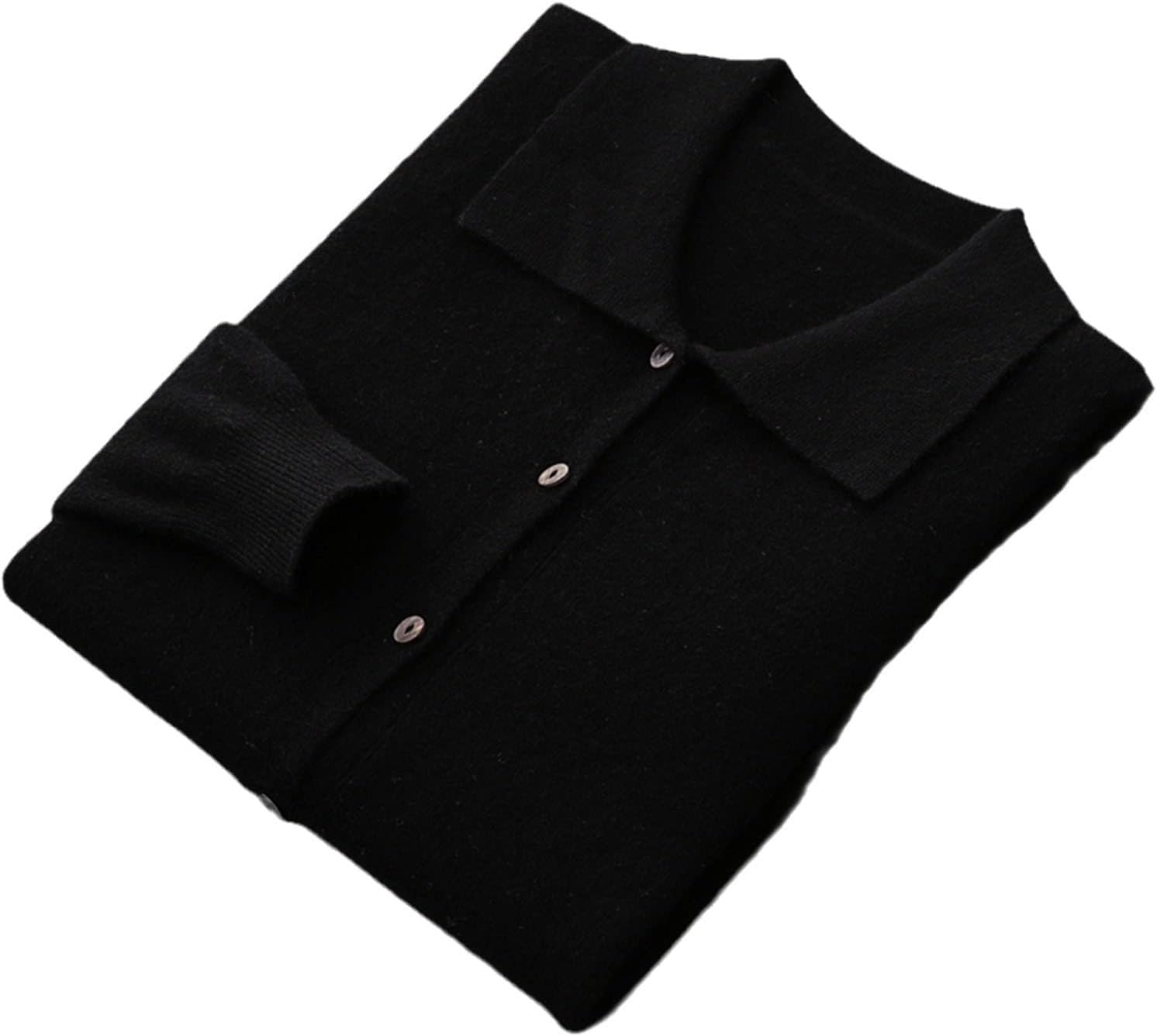 100% Merino Wool Cashmere Sweater Men's Sweater Casual Knit Cardigan Fashion Warm Tops